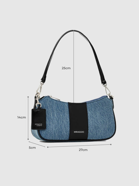 Bella Denim Shoulder Bag